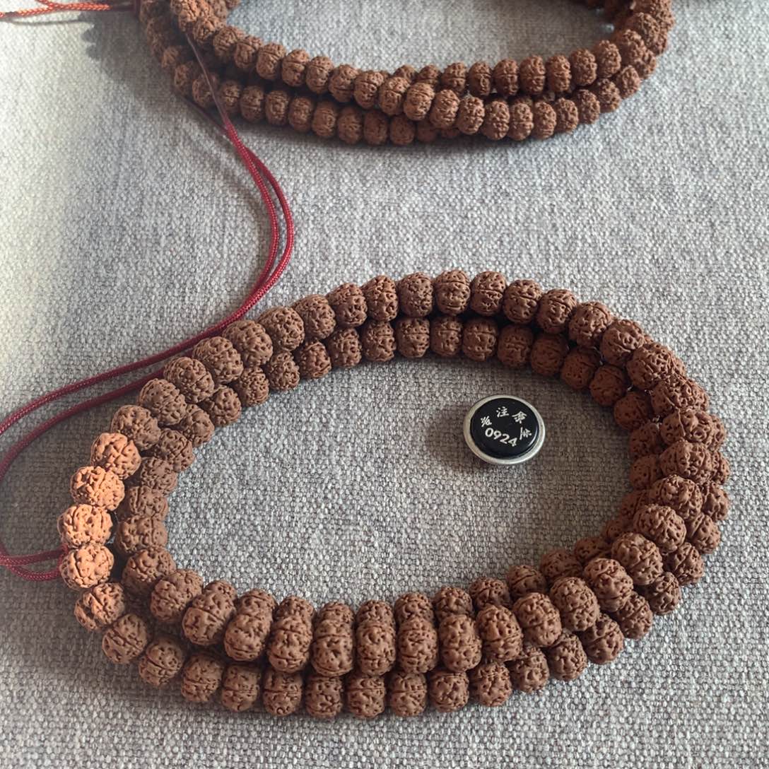金刚菩提手串平头细纹9mm 0924
