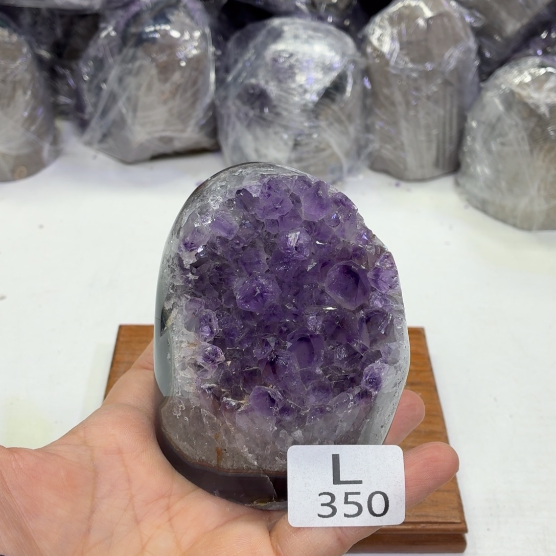 未镶嵌摆件水晶天然紫水晶