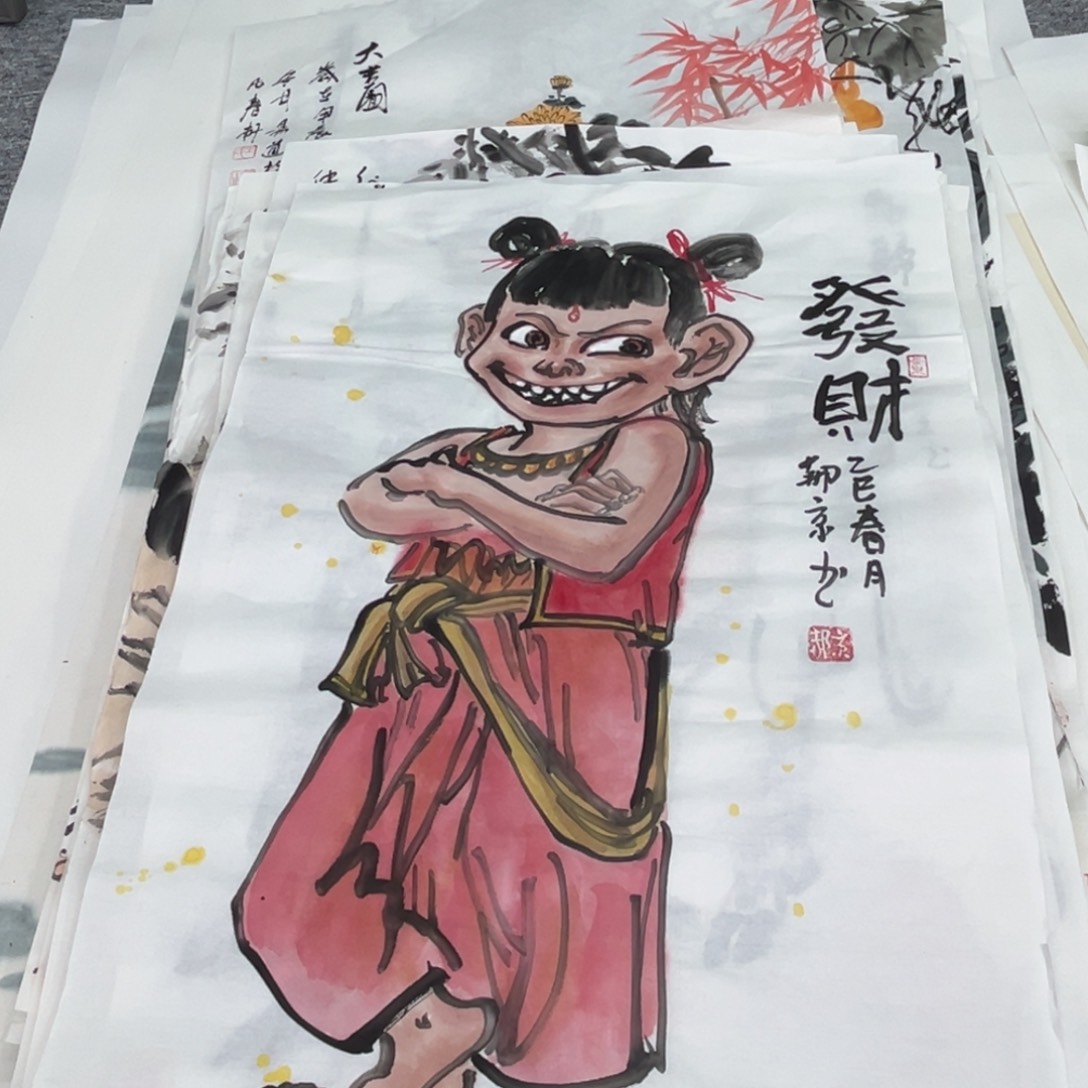 国画猫*喵绘画绘画绘画