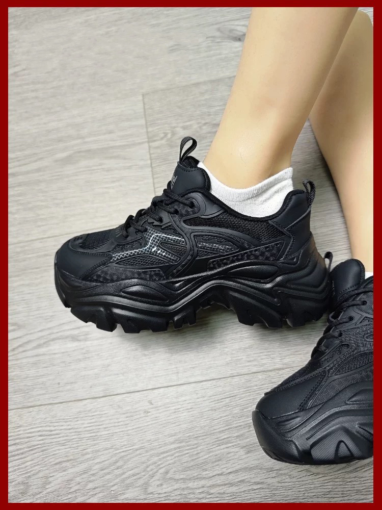 新款厚底增高老爹鞋1389女春秋新款百搭爆款休闲鞋24Q