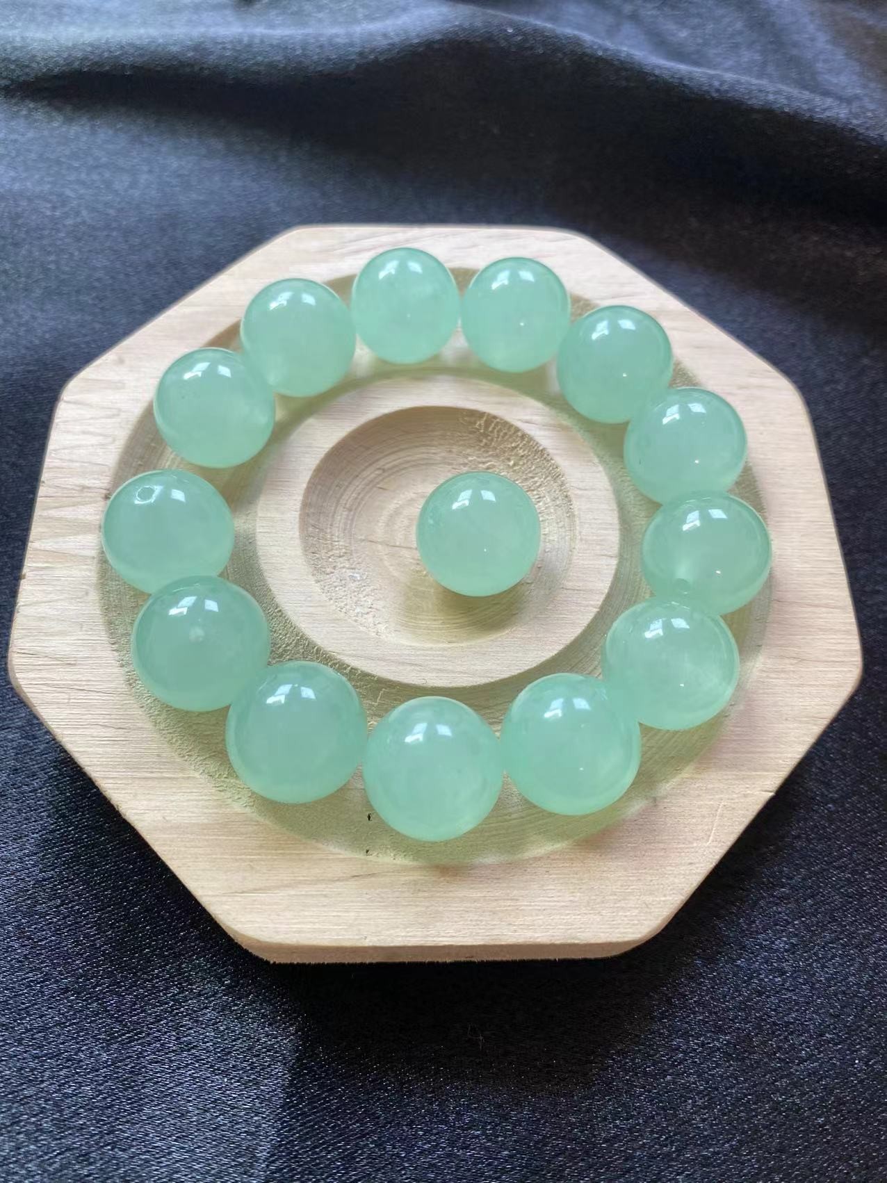 卡14+湖水绿珠子（一颗）散珠多样性发货手串
