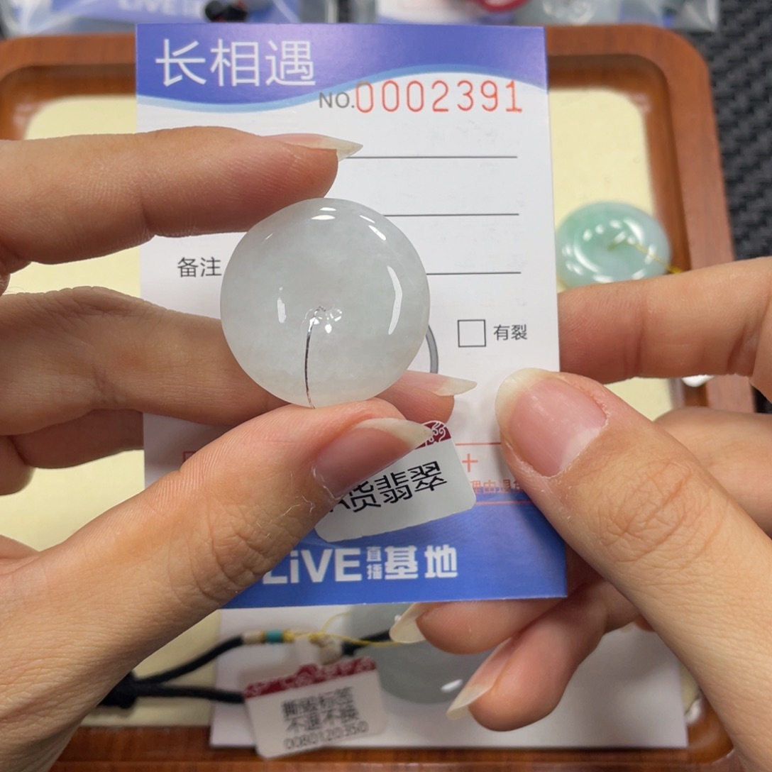 翡翠颈饰未镶嵌翡翠吊坠x 2391
