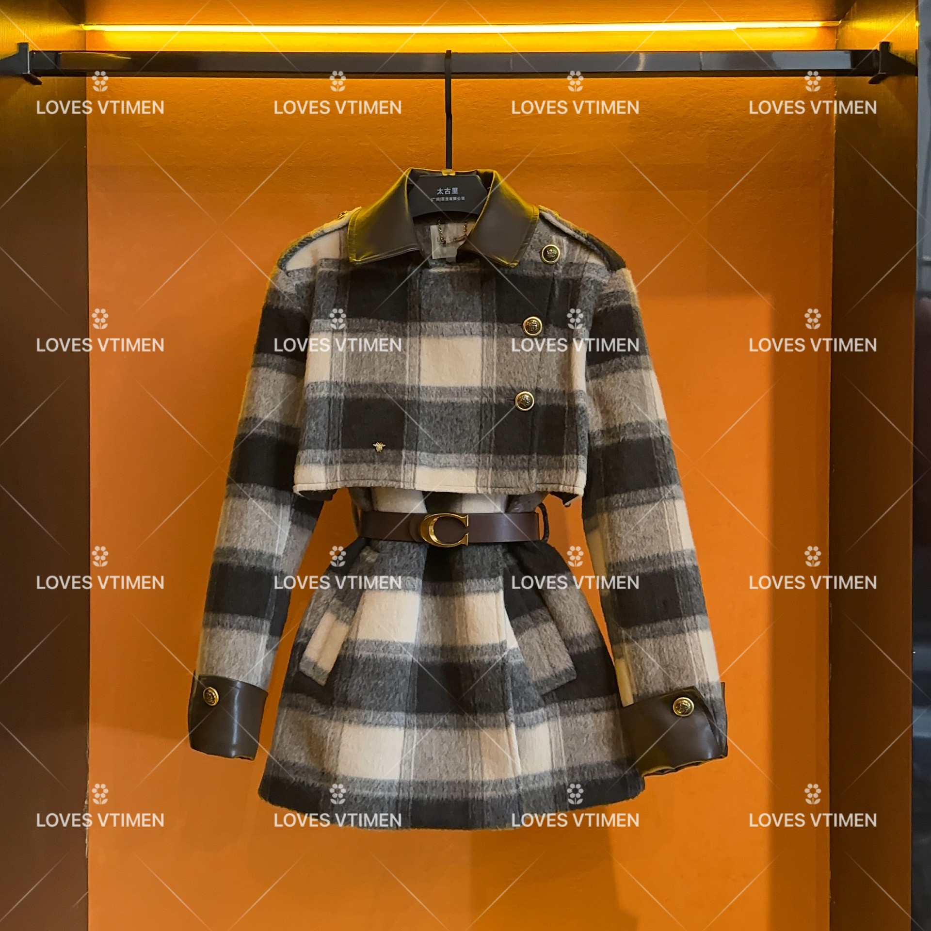 【宠粉价】白鸭绒时尚轻奢高级感显瘦收腰羽绒服LOVES-A1178