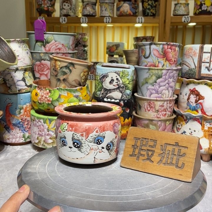 景德镇艺术手绘作品