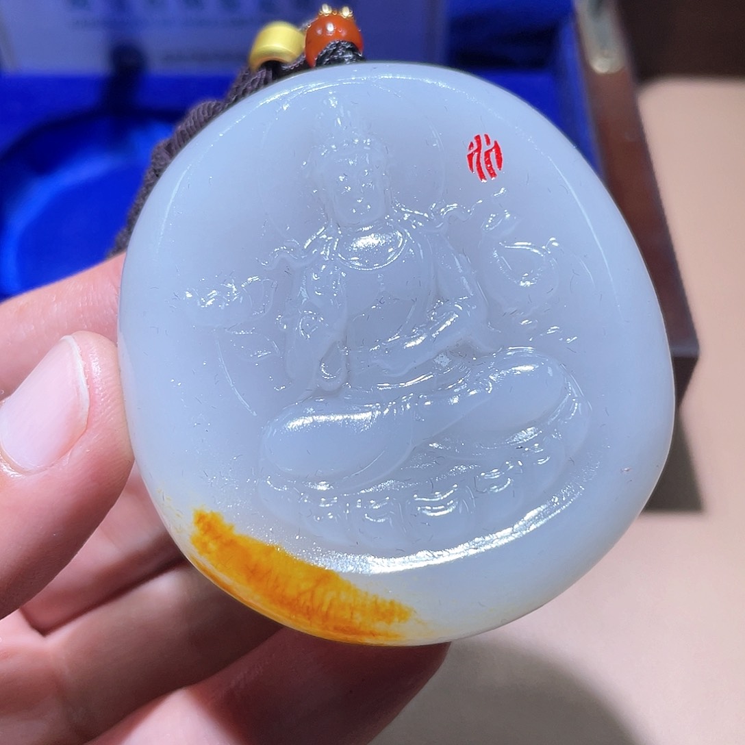 和田玉颈饰未镶嵌A7 