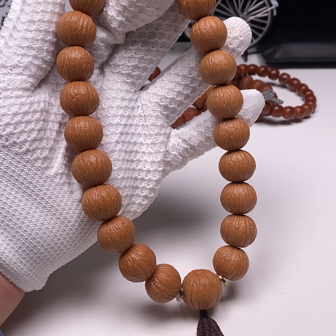 猴头核桃手串C****s猴头核桃原皮聚宝盆手持