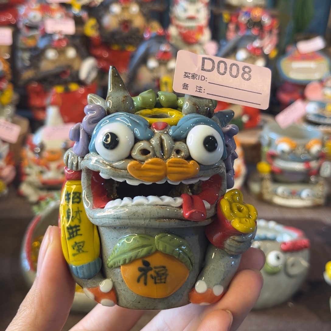 泥塑纯手工茶宠摆件