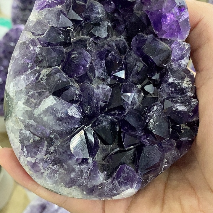 紫晶珠宝半成品未镶嵌