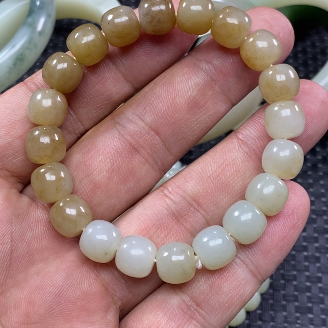 和田玉手链未镶嵌