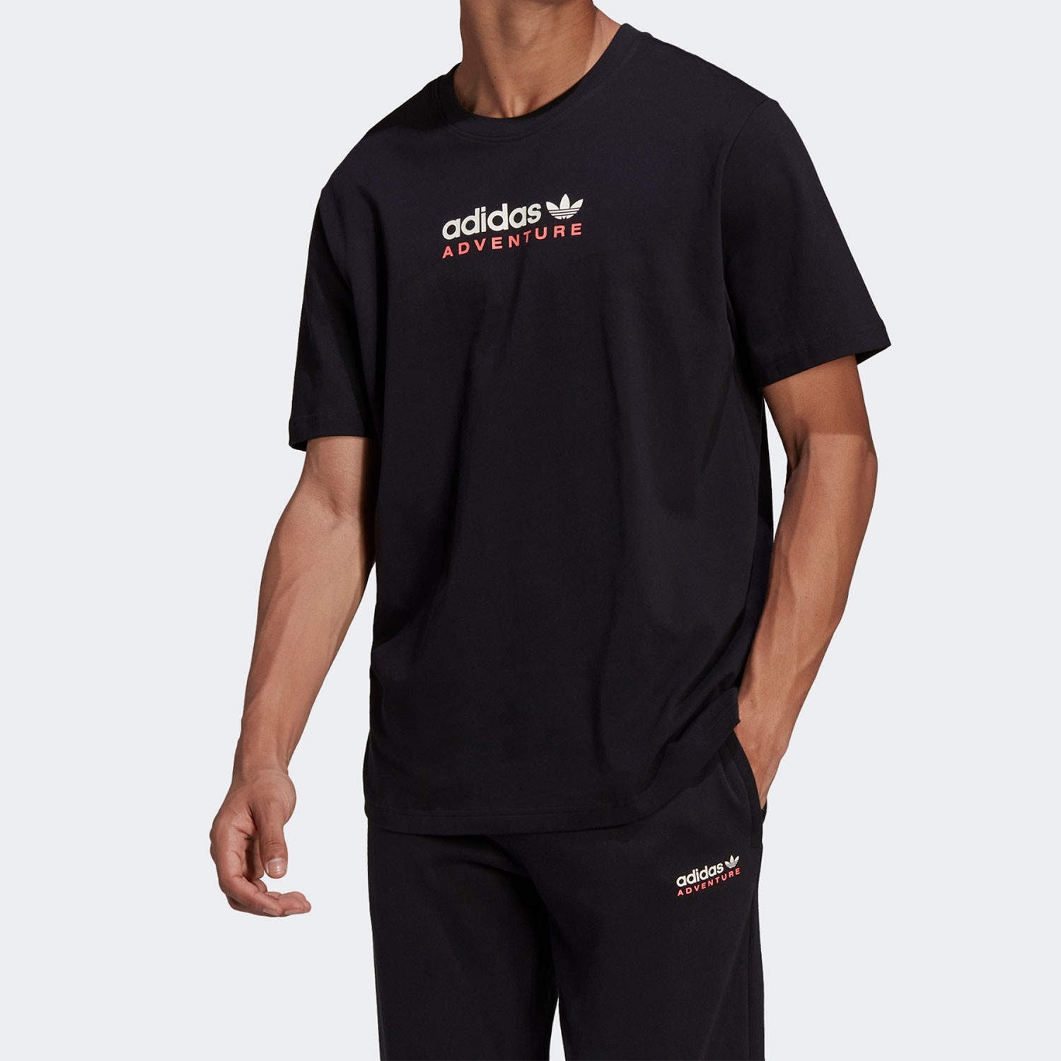 Adidas/阿迪达斯正品三叶草春季新款男款运动短袖T恤HF4775