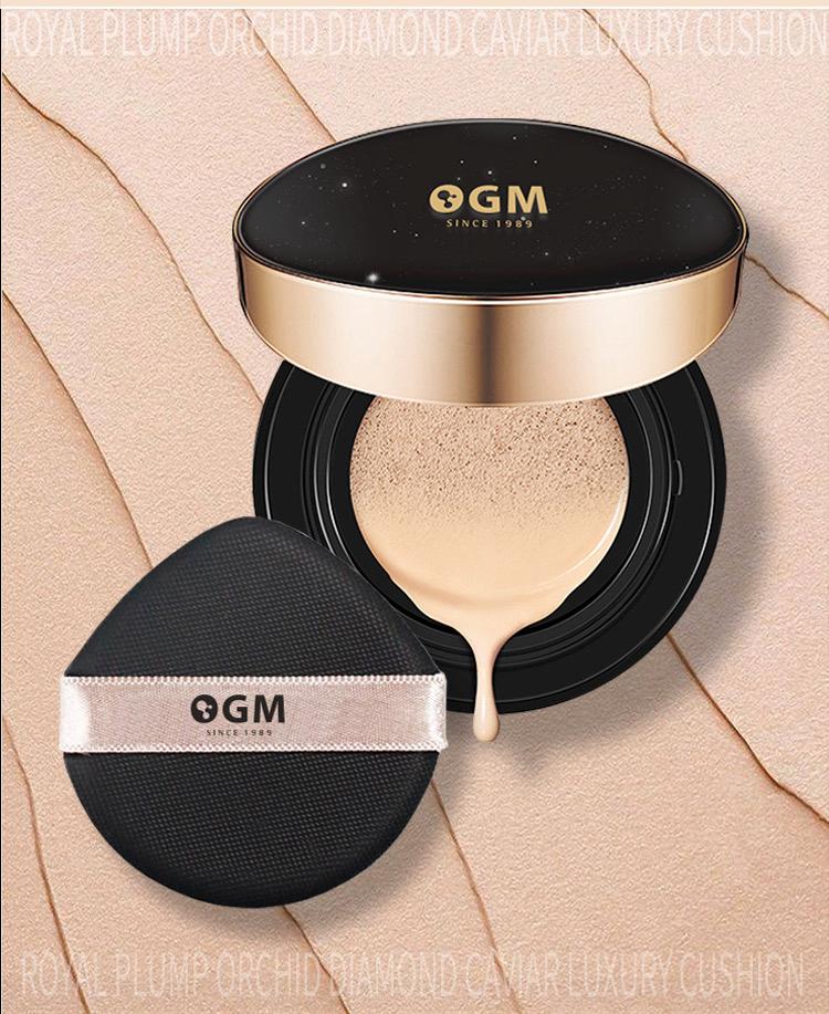 【清仓处理】【1盒正装+5盒替换装】OGM御质盈龄兰钻鱼子奢宠气垫霜