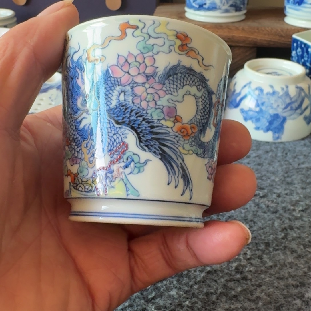捷***舍现代景德镇陶瓷手绘茶具