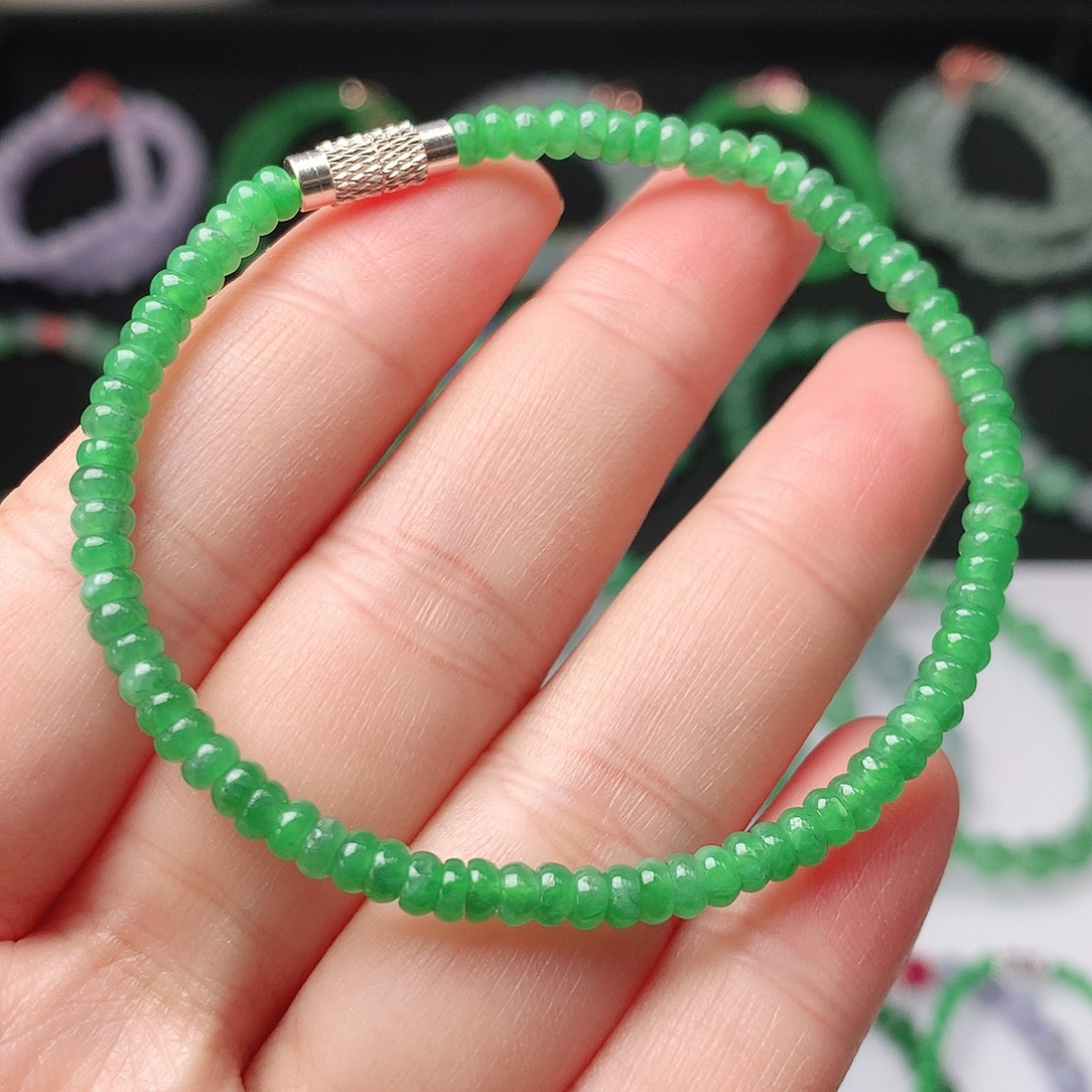 翡翠未镶嵌手链翡翠