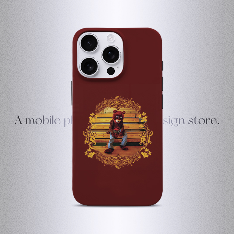 Kanye辍学熊The College Dropout韩国进口菲林iPhone手机壳(50号）