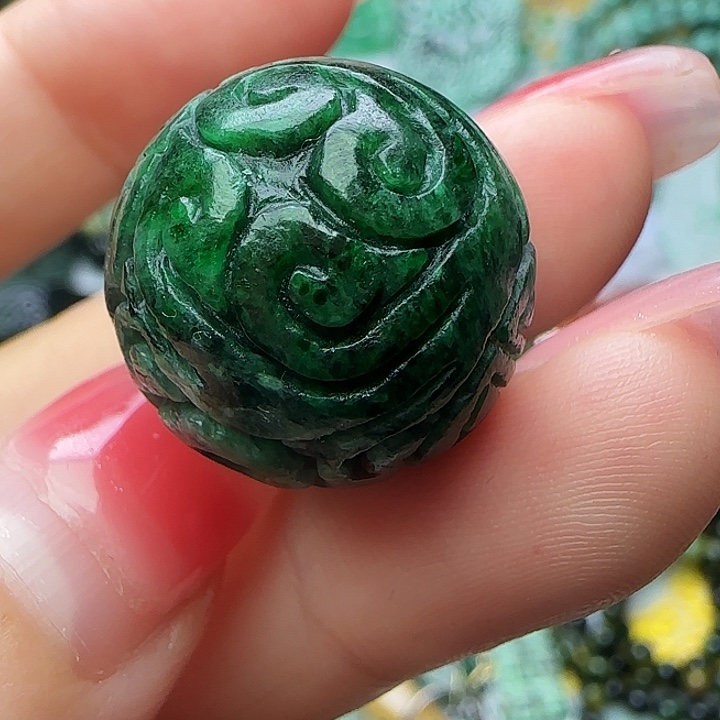 翡翠未镶嵌颈饰天然A货27