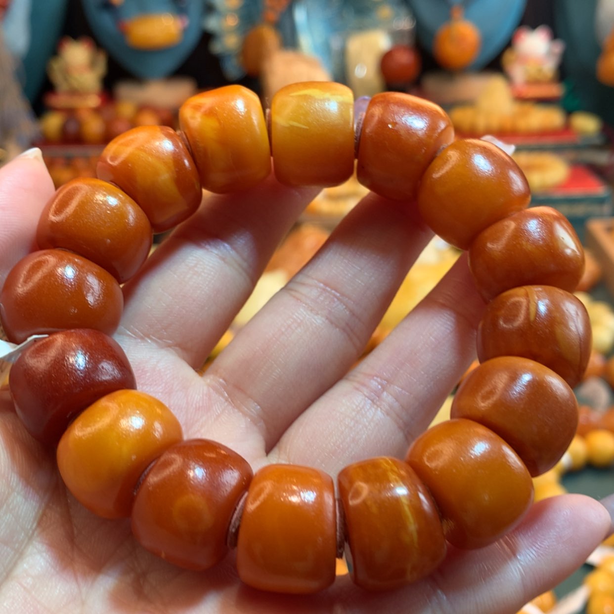 【闪购商品】蜜蜡手串未镶嵌蜜蜡手串