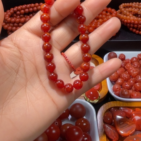 玛瑙/玉髓圆珠未镶嵌