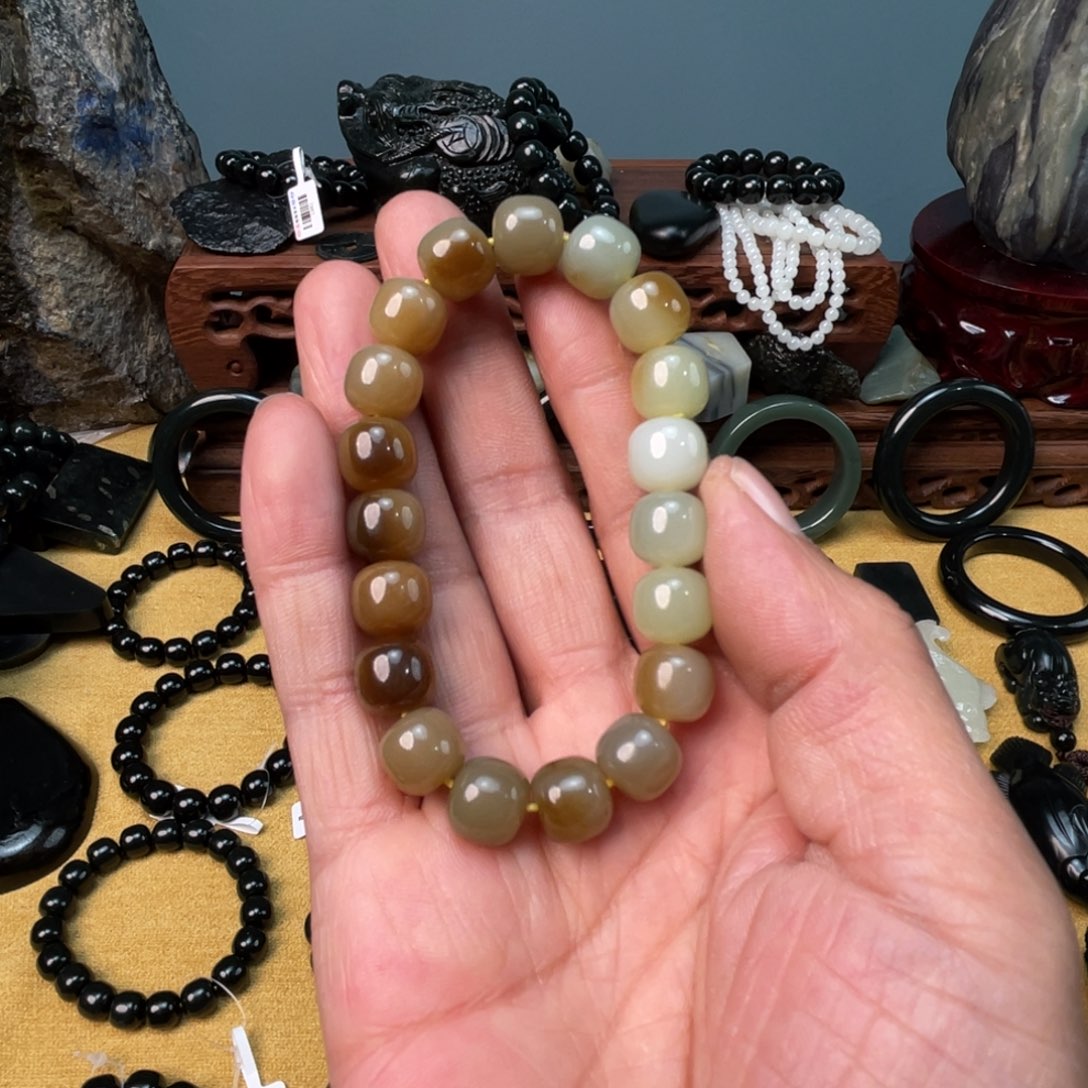 和田玉手链未镶嵌