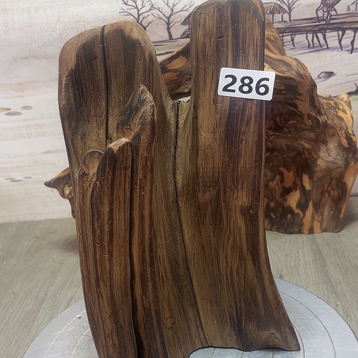 奔***霸木直播间木质摆件