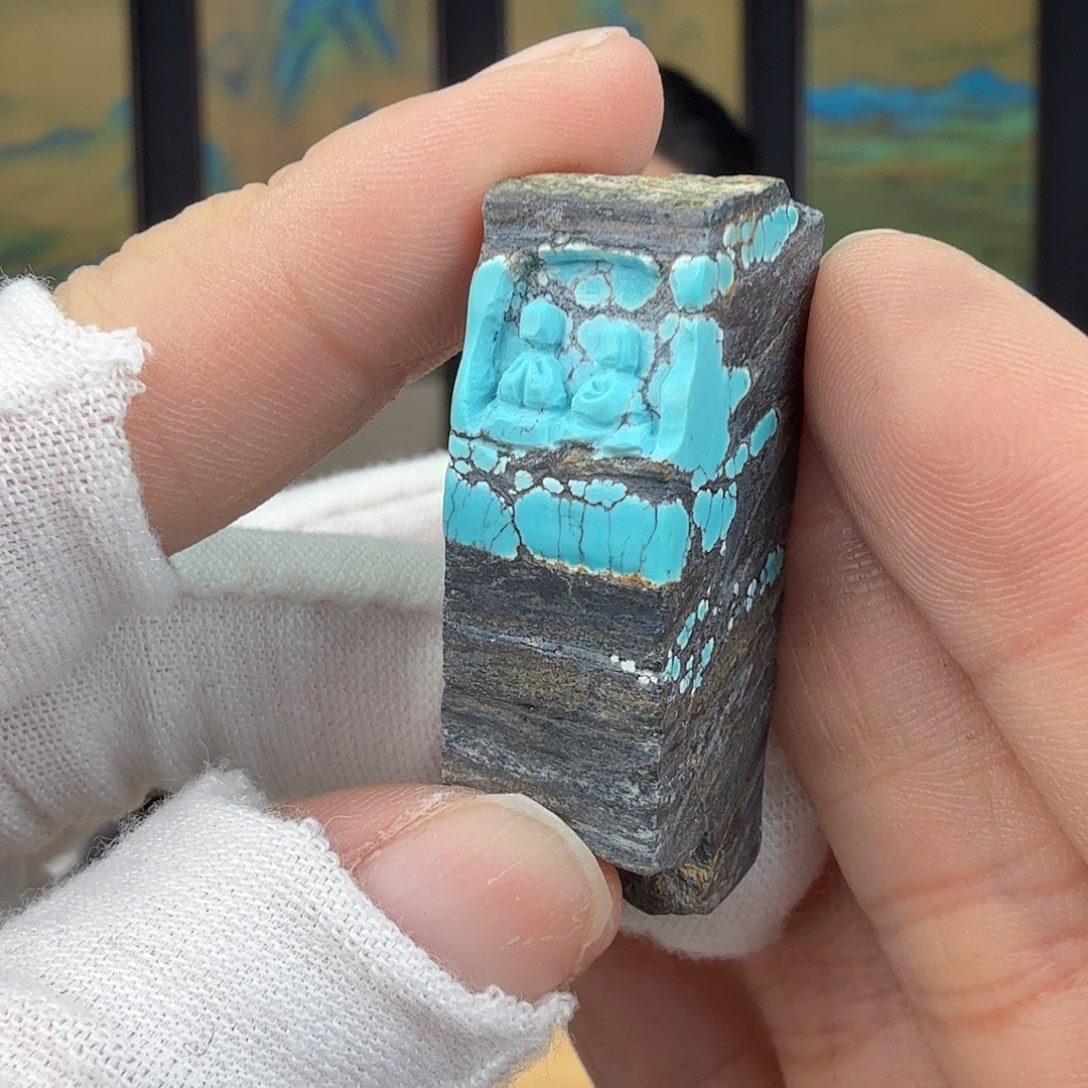 绿松石未镶嵌珠宝奇石