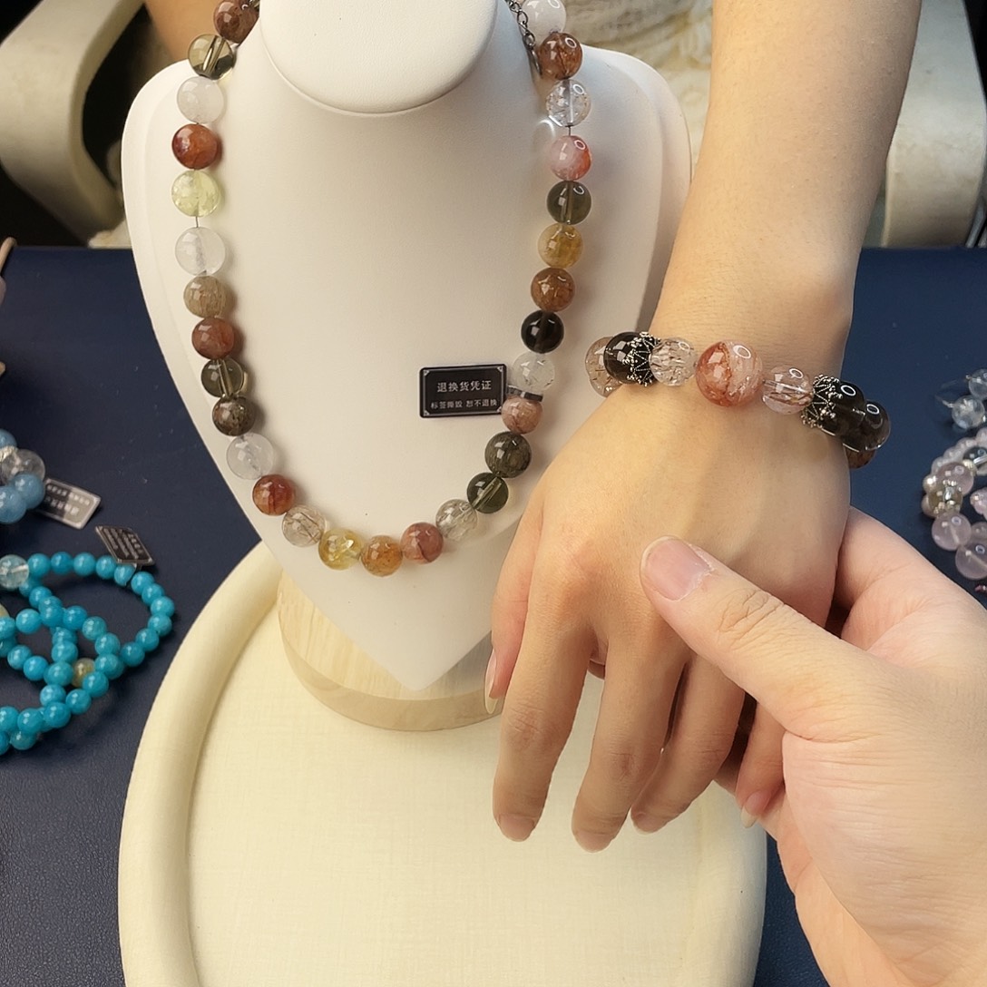 水晶银S925镶嵌手链