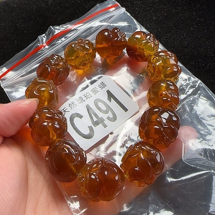 未镶嵌琥珀（棕珀）珠宝奇石