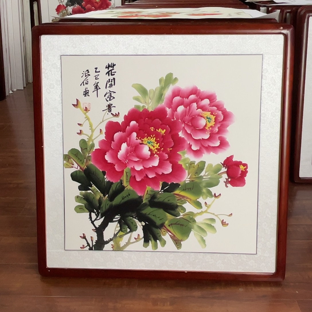 国画带框尺寸63*63厘米