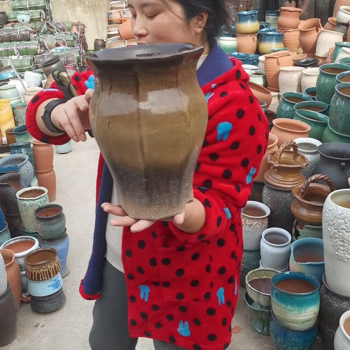 红陶口19高27瑕疵