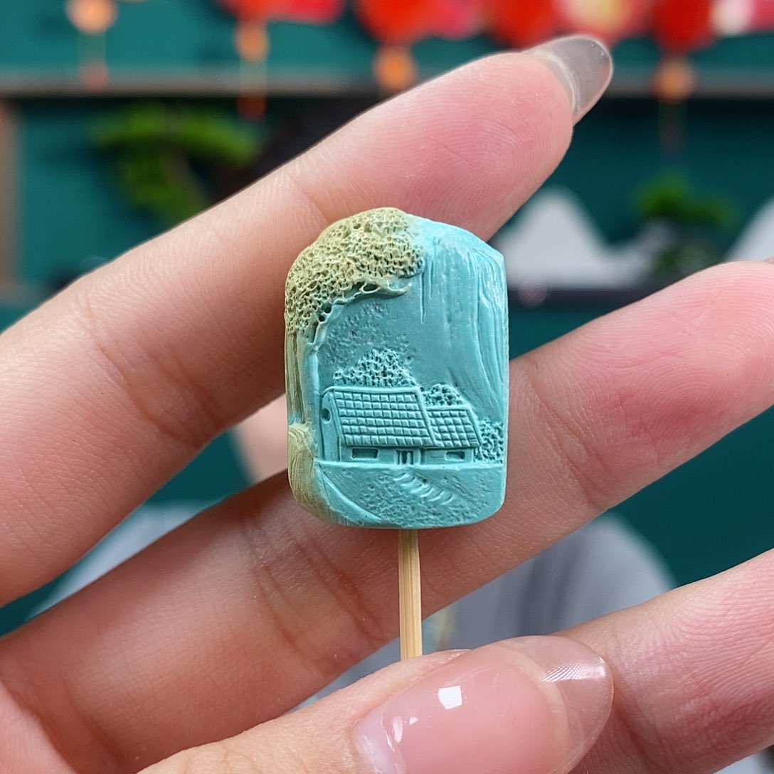 绿松石珠宝奇石未镶嵌