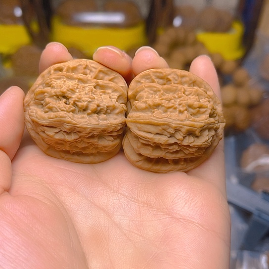 吊坠文玩核桃白狮子