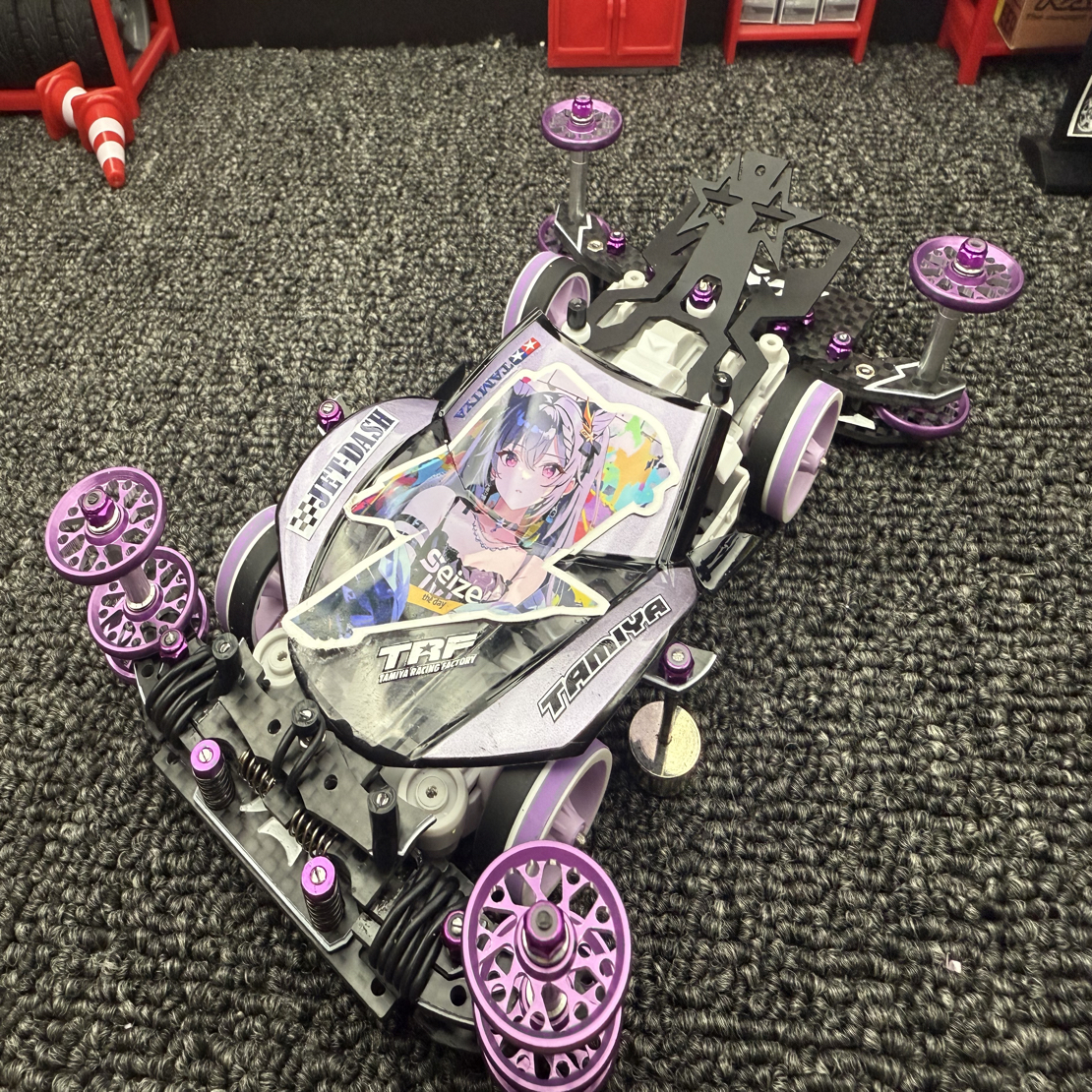 半田迷你四驱车整车定制，配色图案均可选择