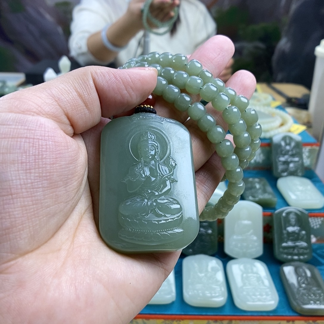 春***风和田玉未镶嵌颈饰