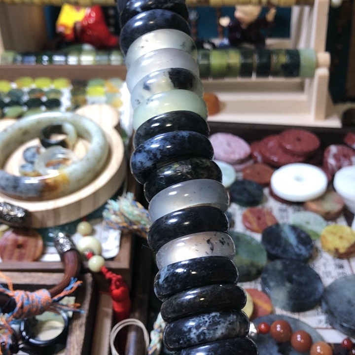 岫玉岫玉戒圈未镶嵌