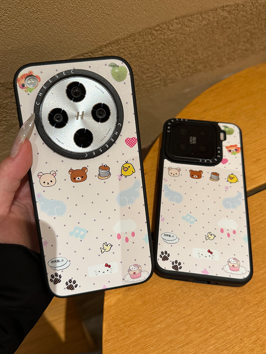 适用于vivox200s手机壳opporeno14小米15玻璃壳华为Pura80荣耀400