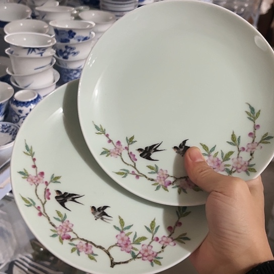 碗7寸盘两个陶瓷陶瓷