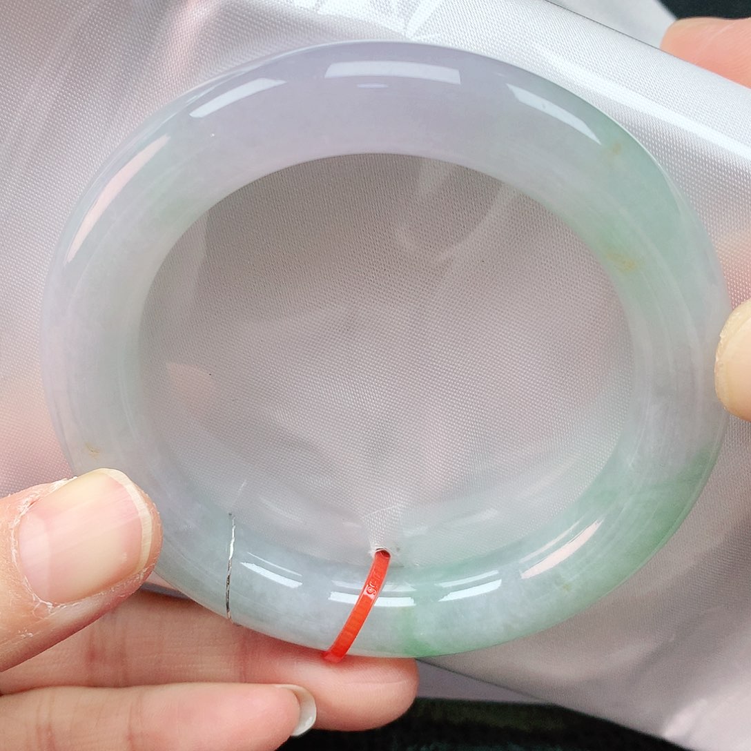 翡翠手镯未镶嵌54胖