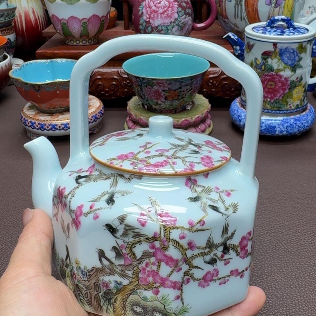 瓷片景德镇仿古手工制作精品展示