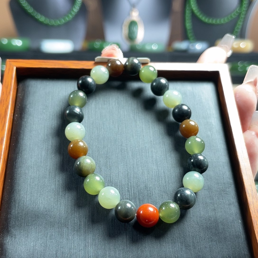 和田玉手串未镶嵌