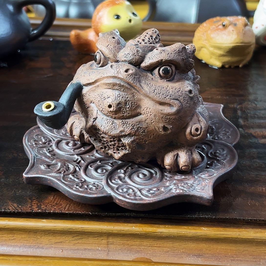 紫砂茶宠树金蟾原矿降坡泥