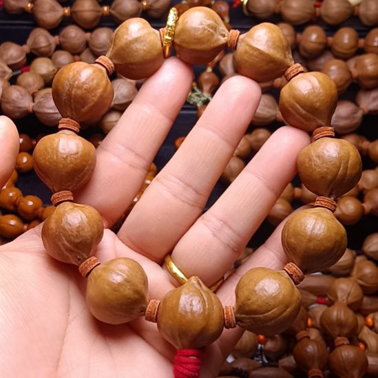 晨***月橄榄核手串/手链橄榄核手串铁核蒜头正圆2.0*2.2