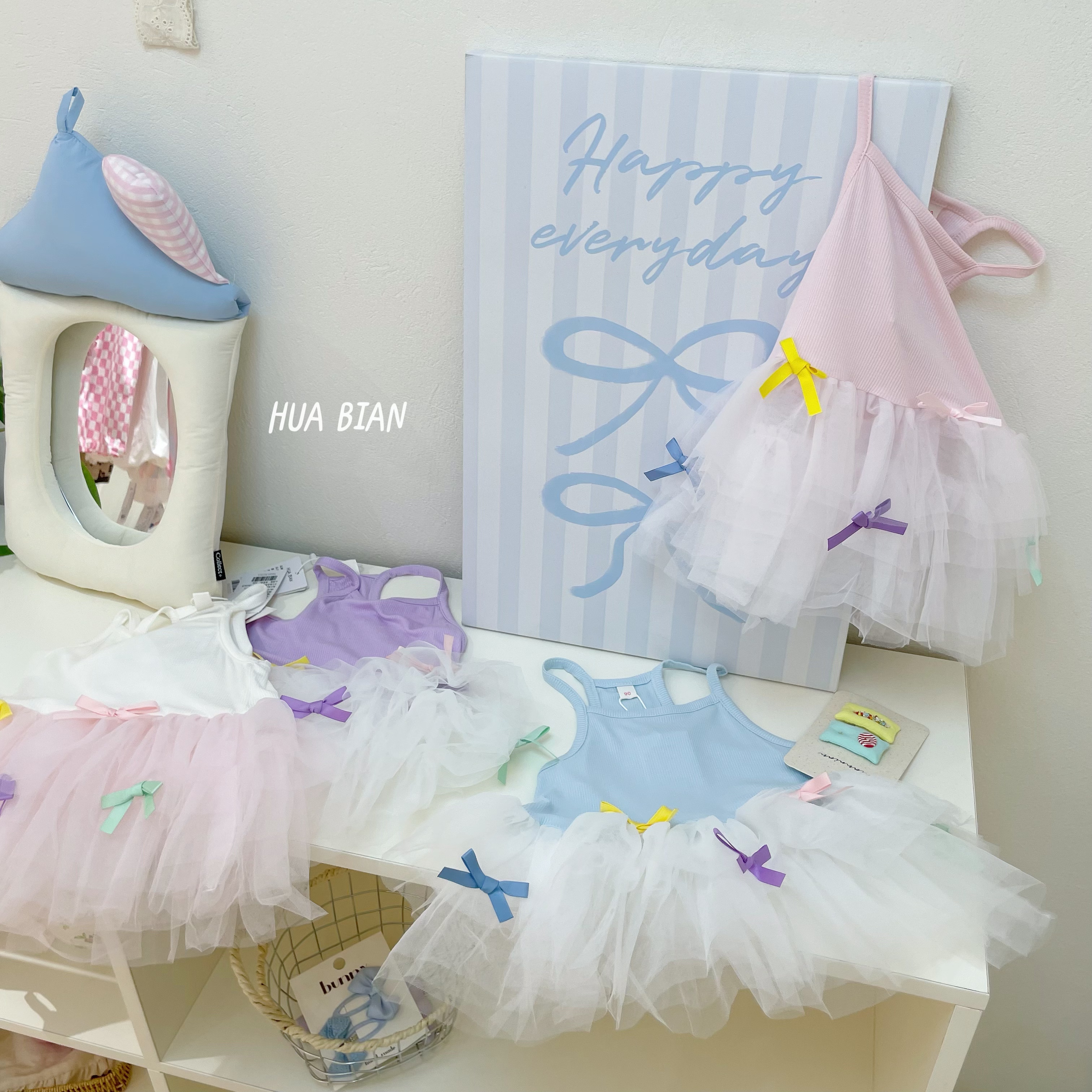 【花编吊带】605-606  No退换-萝拉实体童装