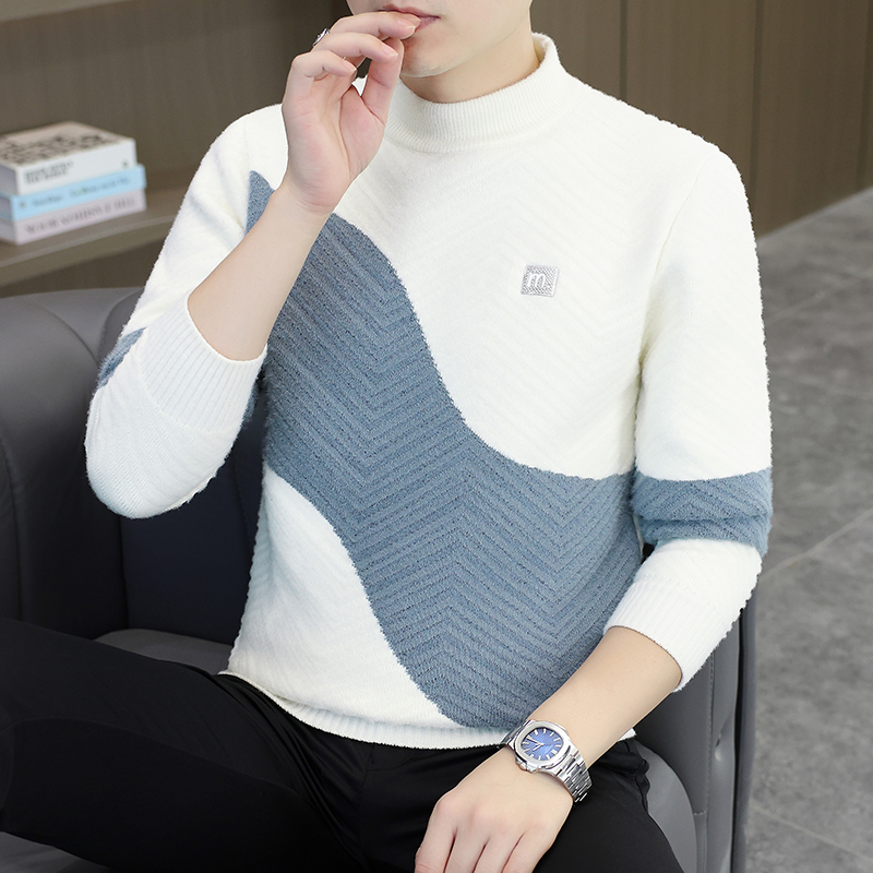 冬季秋冬针织衫韩版打底衫修身加厚毛衣秋季保暖针织
