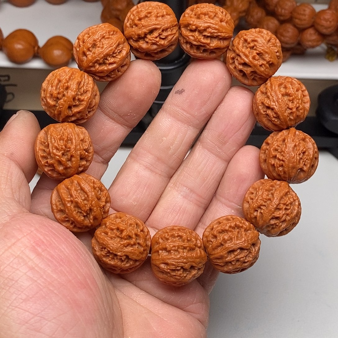 木质类文玩核桃2.2珊瑚纹