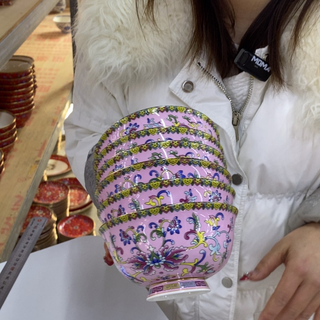 陶瓷6个4.5英寸直径12厘米