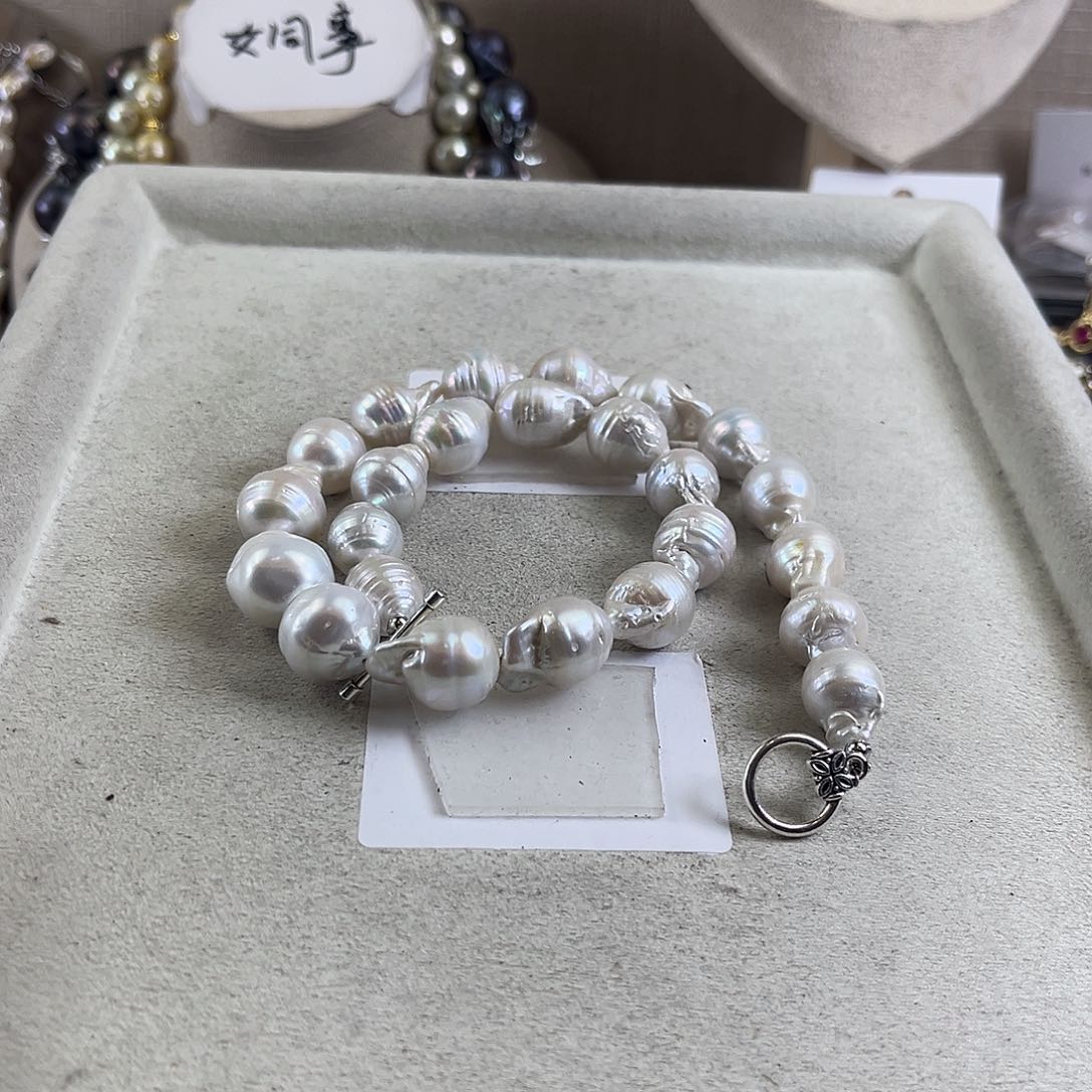 淡水珍珠未镶嵌项链【纯恬】