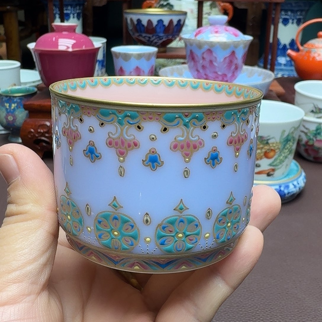 瓷片景德镇仿古手工制作精品展示