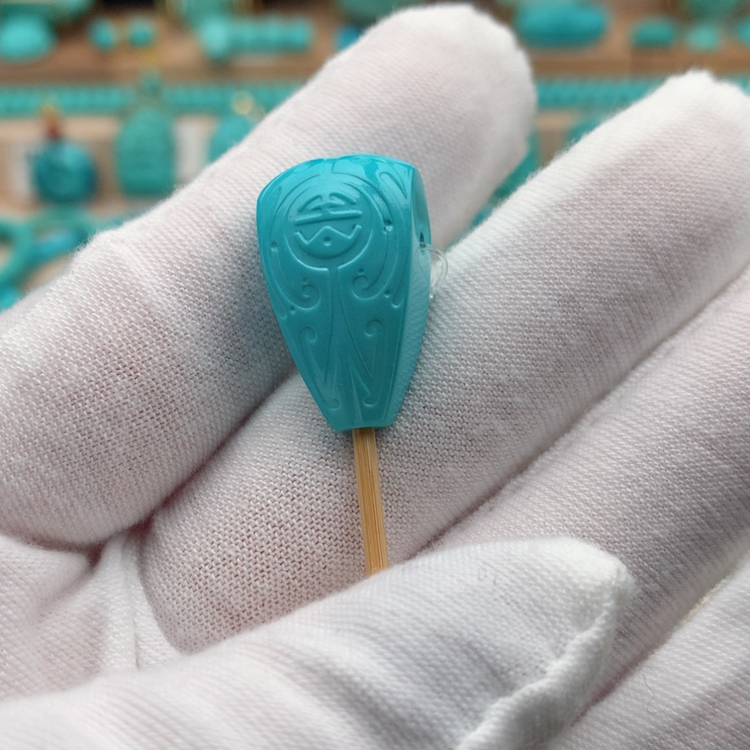 绿松石未镶嵌珠宝奇石13mm