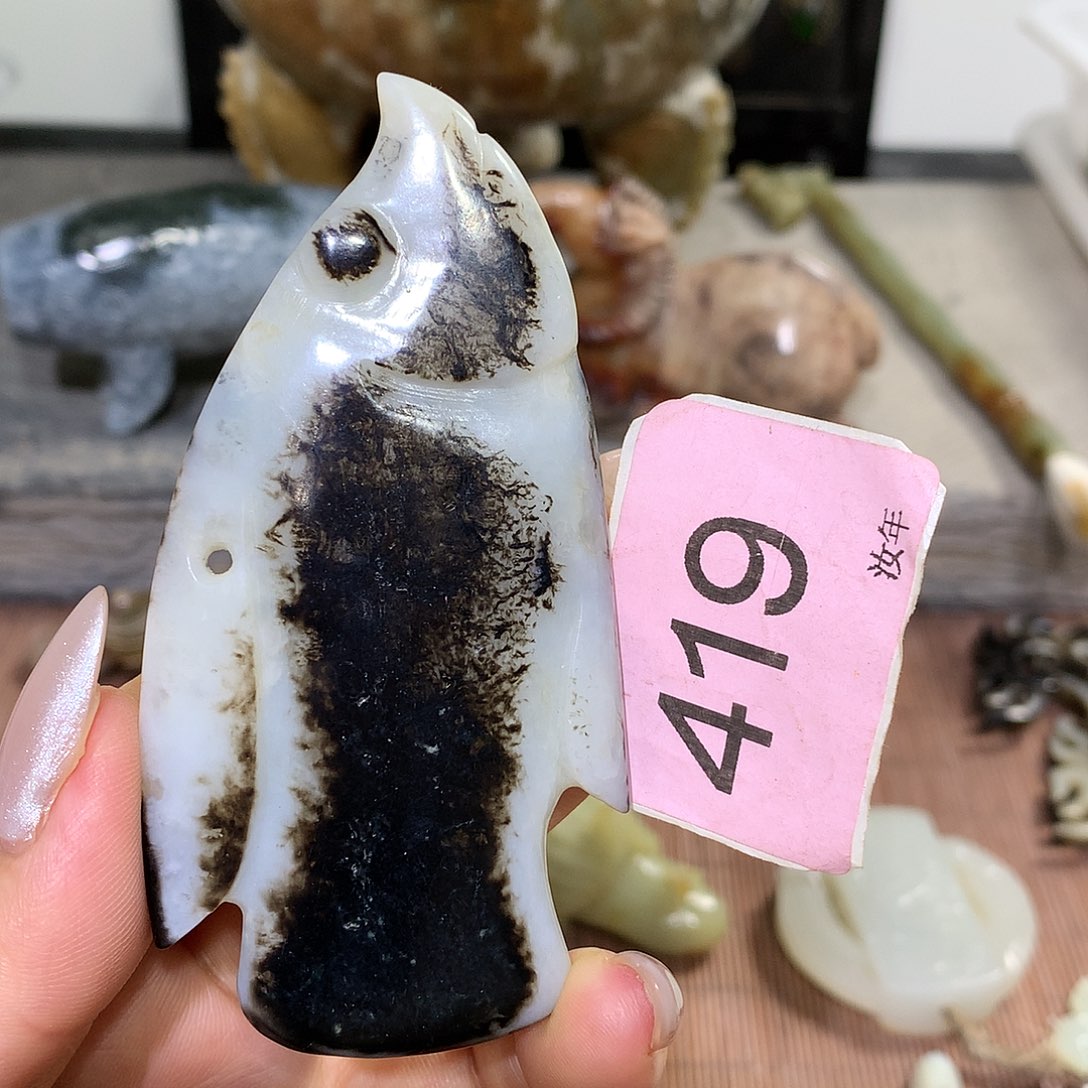 颈饰未镶嵌和田玉李*武