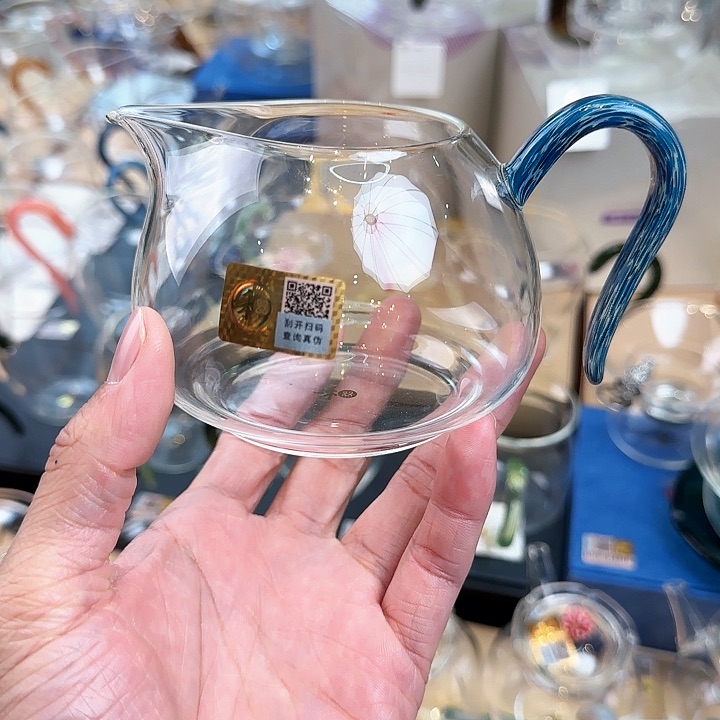 禾器淡然黛蓝公道杯