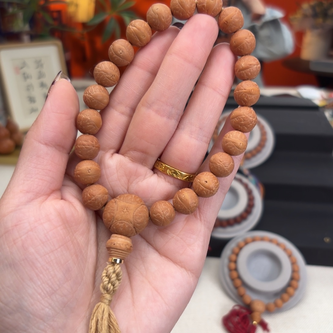 凤眼菩提吊坠11毫米铁籽单圈货头